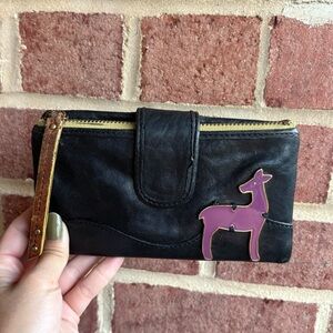 Fossil Vintage Black‎ Leather Y2K Wallet